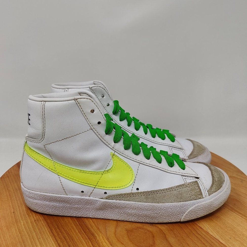Nike Blazer Mid 77 Essential- Womens- Size 6.5- White-[DJ3050-100]-Sneaker Shoes